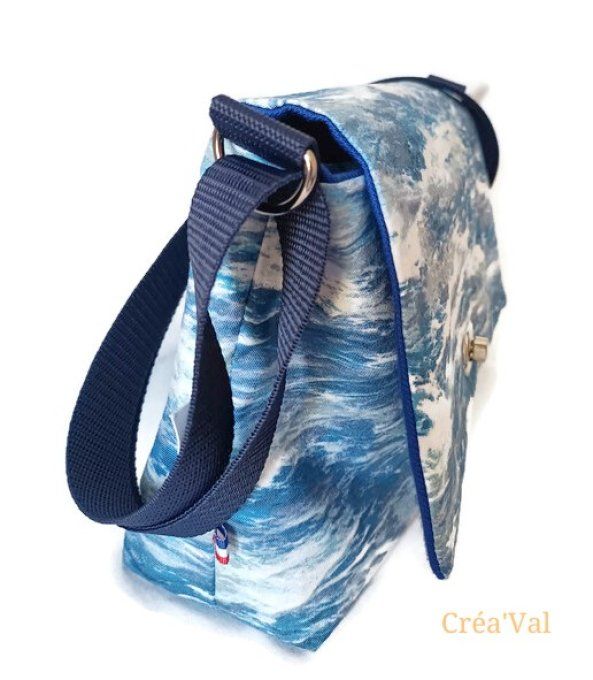 Sac besace Bleu océan - SB/61