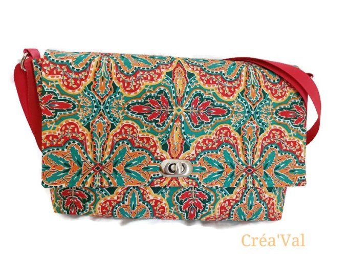 Sac Besace Femme- Mandalas multicolore - SBB/09