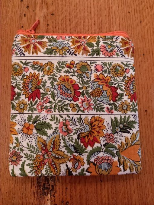 Trousse zippée fleurie - TZ/14